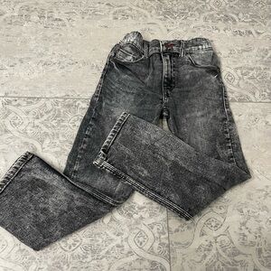 Wrangler Jeans Slim Fit Black Stone Wash | Little Boys SZ 6 Regular | EUC